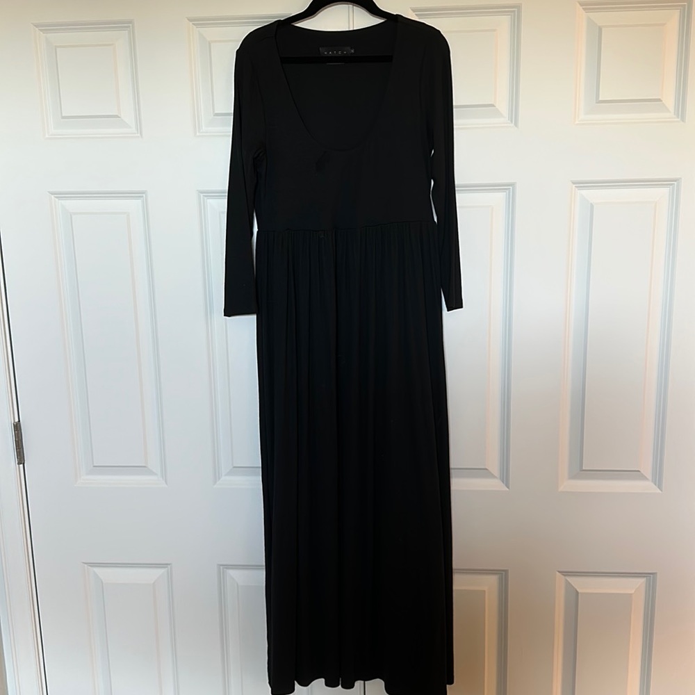 EUC Hatch dress size 1 (4-6) scoop neck, 3/4 sleeves. Very stretchy.